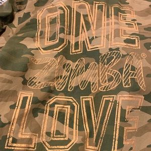 Zumba flannel HARD TO FIND Rare Item